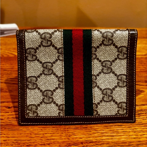 GUCCI AUTHENTIC SYLVIE BIFOLD SHERRY LINE WALLET. EUC - Picture 11 of 13